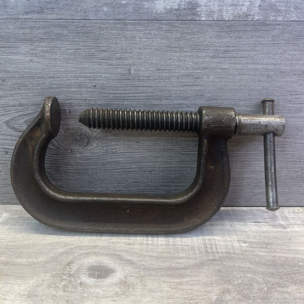 J.H. Williams Deep Throat C Clamp - 4" C-Clamp Made In USA Cc 404
